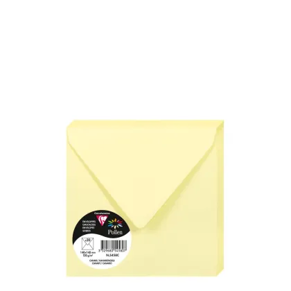 Pollen Envelopes 140x140mm (120gr) CANARY