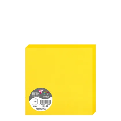 Pollen Cards 160x160mm (210gr) YELLOW INTENSIVE