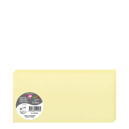 Pollen Cards 106x213mm (210gr) CANARY