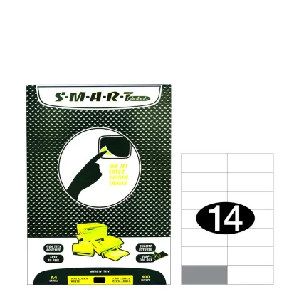 Smart Labels (105x42.4) 14 labels White/100sh