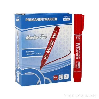 TTO PERMANENT MARKER PLUS RED  600118