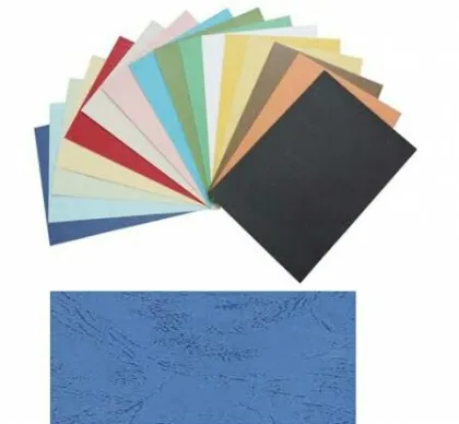 B/R PAPER LEATHER BINDING COVER BLUE BR00282