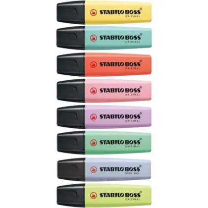 STABILO BOSS HI-LITE (8PCS) PASTEL COLOUR  70/8-3