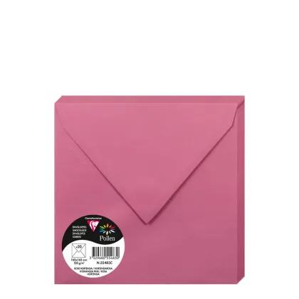 Pollen Envelopes 165x165mm (120gr) PINK HYDRANGEA