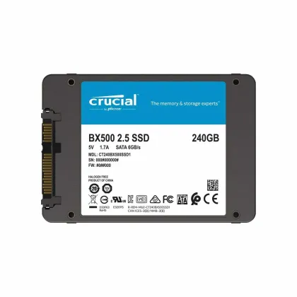 CRUCIAL SSD 240GB BX500  540/500 CT240BX500SSD1