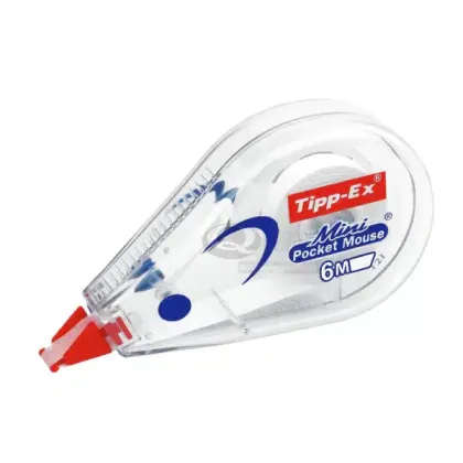 TIPP-EX MINI POCKET MOUSE CORRECTION TAPE  5MMX6M  WHITE TX-MPM