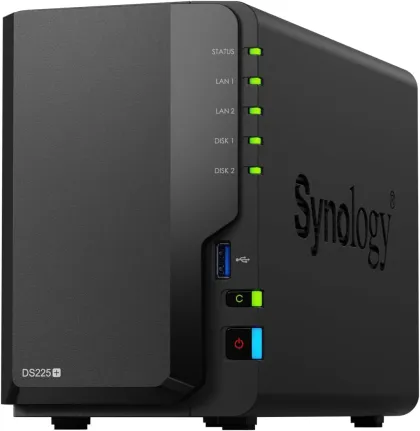 SYNOLOGY NAS 2-BAY (DISKLESS)  DS225+
