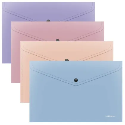 ERICHKRAUSE ENVELOPE FOLDER OPAQUE A4 ASS. COL. 60920