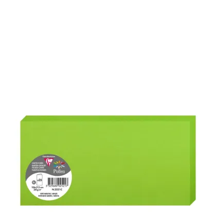 Pollen Cards 106x213mm (210gr) GREEN INTENSIVE