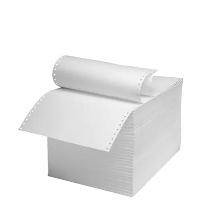 8"x 9.5" (1ply) WHITE (with side perforation)