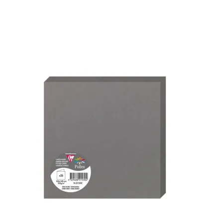Pollen Cards 160x160mm (210gr) GREY DARK