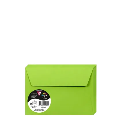 Pollen Envelopes 114x162mm (120gr) GREEN INTENSIVE