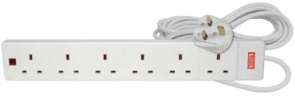 Mercury 6 Gang with Surge protection 2m 429.776UK