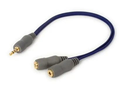 Techlink WiresNX 3.5mm to 2x3.5mm skts 0.3m 690020