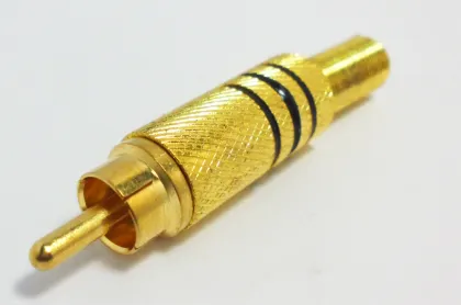 DigitMX DMX-RCAB RCA Plug Gold Black