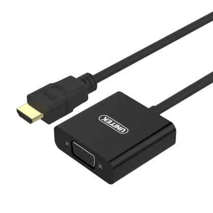 Unitek Y-6333 HDMI to VGA+Audio Converter with Power Port