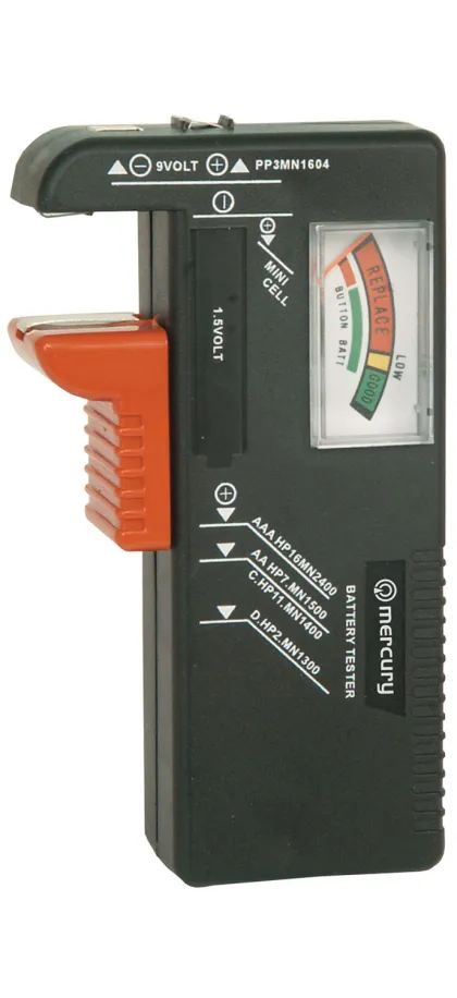 Mercury Universal Analogue Battery Tester 600.098UK