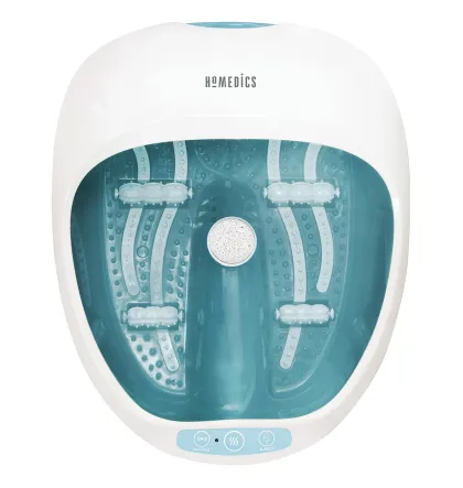 Homedics FS-250 Luxury 4-in-1 Foot Spa with Vibrating, Hydro & Magnetic Massage with Heat & 2 Pumice Attachments