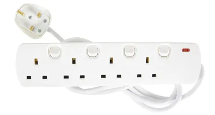 Mercury 4 Gang Switched Extension 2.0m 430.007UK