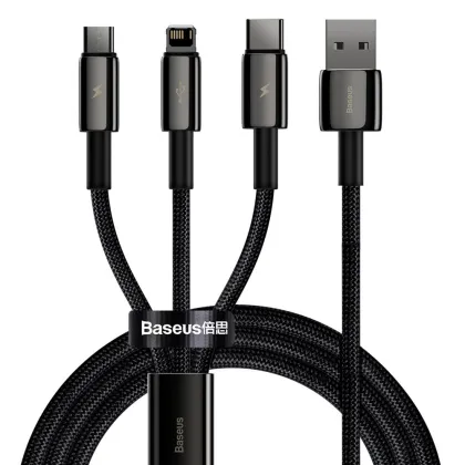 Baseus CAMLTWJ-01 Tungsten Gold 3in1 Micro/Light/TypeC