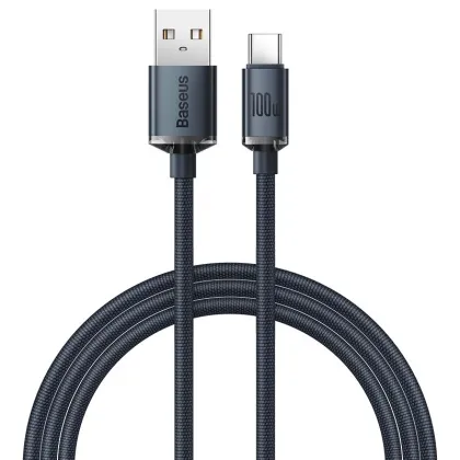 Baseus Crystal Shine USB to Type-C 100W 1.2m Black