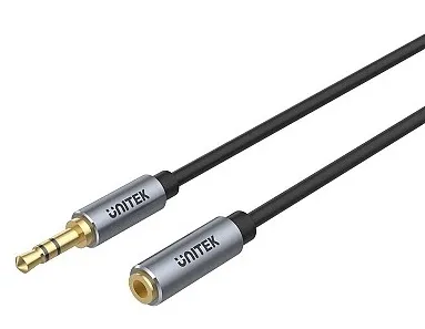 Unitek Audio 3.5mm M-F Extension Cable 1.0m Y-C932ABK