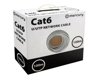 Mercury Cat6 UTP CU Ethernet Cable 100m 808.030UK