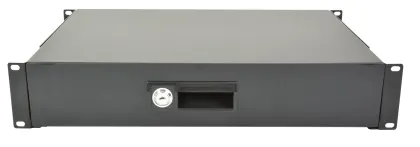 Adastra 19" Lockable Rack Drawer 2U 853.052UK
