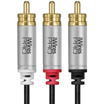 Techlink iWiresPro Subwoofer RCA to 2 RCA 3.0m 711043
