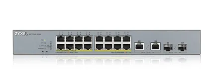 Zyxel SP 18-Port Gigabit PoE Cloud Managed Switch, 16 x PoE 250W GS1350-18HP