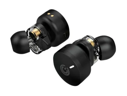 SonicGear HYPERBASS TWS 7 Dual Driver Sweatproof Earphones Black