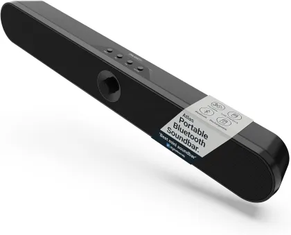 Majority ATLAS Portable PC/TV Soundbar 20W Bluetooth, USB & AUX, 8hr Battery Life