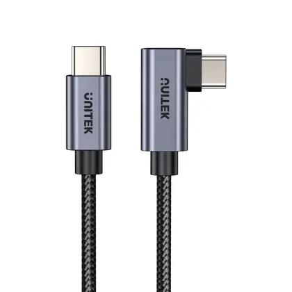 Unitek MC USB-C Cable PD100W L-Shape 2.0m C14123BK-2M