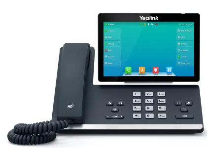 Yealink IP Phone Desktop PoE 7'' Gigabit, Color Touch Screen, USB, Expansion, Bluetooth & Wi-Fi T57W