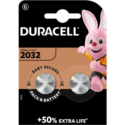 Duracell Lithium CR2032 2pcs Batteries Ultra