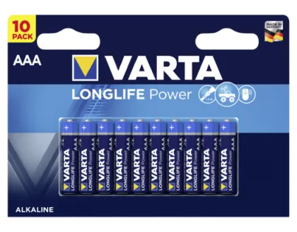 Varta Alkaline AAA 10pcs Longlife Power