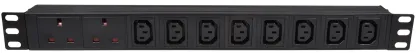 Adastra 10-Gang 8xIEC 2xUK PDU 1.8m 776.497UK
