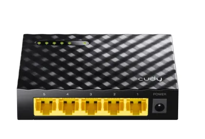 Cudy Switch Gigabit Ethernet 5-Ports Desktop GS105D with UK Plug v.4