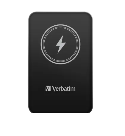 Verbatim Wireless Magnetic Slim Powerbank Qi2 15W 5000mAh Black