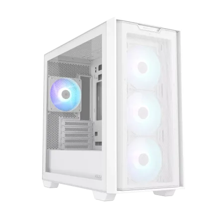 ASUS Gaming Case Micro ATX TG with 4xARGB Fans A21 PLUS White