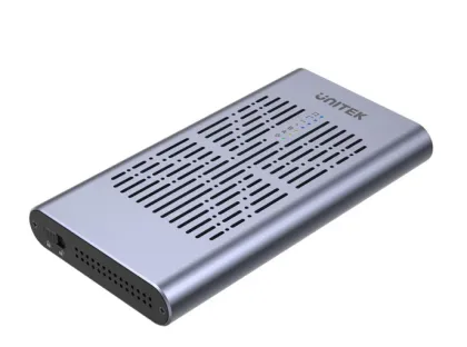 Unitek SolidForce 2-Bay NVMe 20Gbps Aluminium Enclosure with Offline Clone Function S1206A