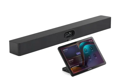 Yealink MeetingBar A40-031 All-In-One Video Bar with Touch Console for Teams/Zoom & BYOD Small/Medium Rooms