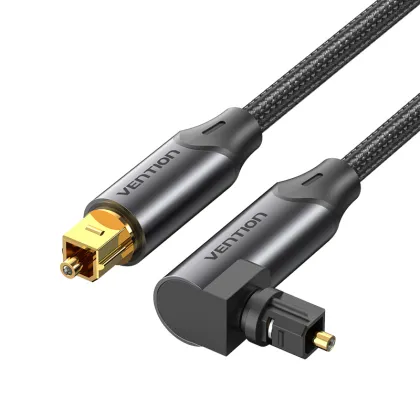 Vention AUDIO Optical Cable 90-Degree Aluminium 3.0m Black BKDBI