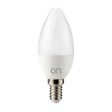 GBC ON LED Candle E14 C37 6W 4000K Day White