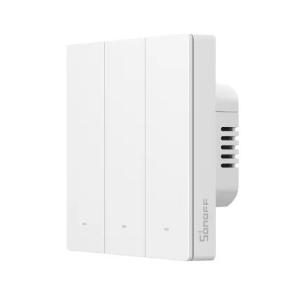 Sonoff M5 Matter WiFi Smart Wall Mechanical Switch 3-Button White