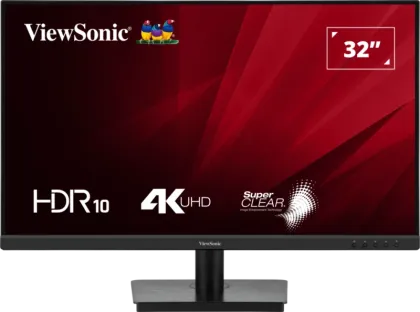 Viewsonic Monitor VA 32'' 4K UHD VA HDR10 with Dual HDMI & DisplayPort VA3208-4K-HD