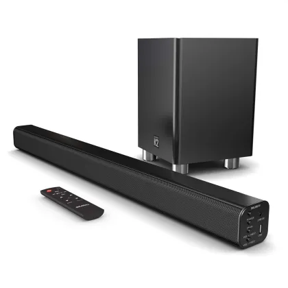 Majority K2 150W Soundbar with Wireless Subwoofer and BT,USB,Optical,HDMI (UK)