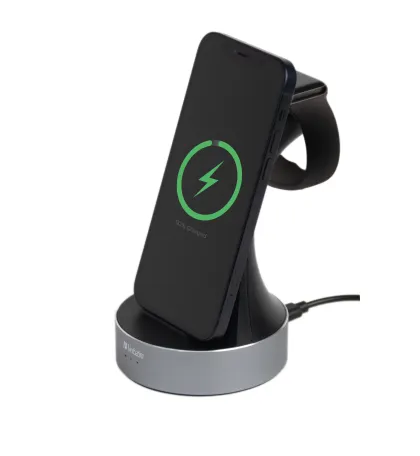 Verbatim Charger Desktop Wireless Qi MFI 2in1 Apple Devices WCS-01