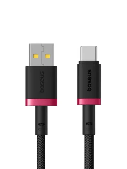 Baseus Cable USB-C to USB-A Dura Series Braided 1.0m Black+Red