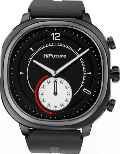 HiFuture AIX Lite Black SmartWatch AMOLED Display, GPS, 10 Days Battery, Gorilla Glass, 1ATM